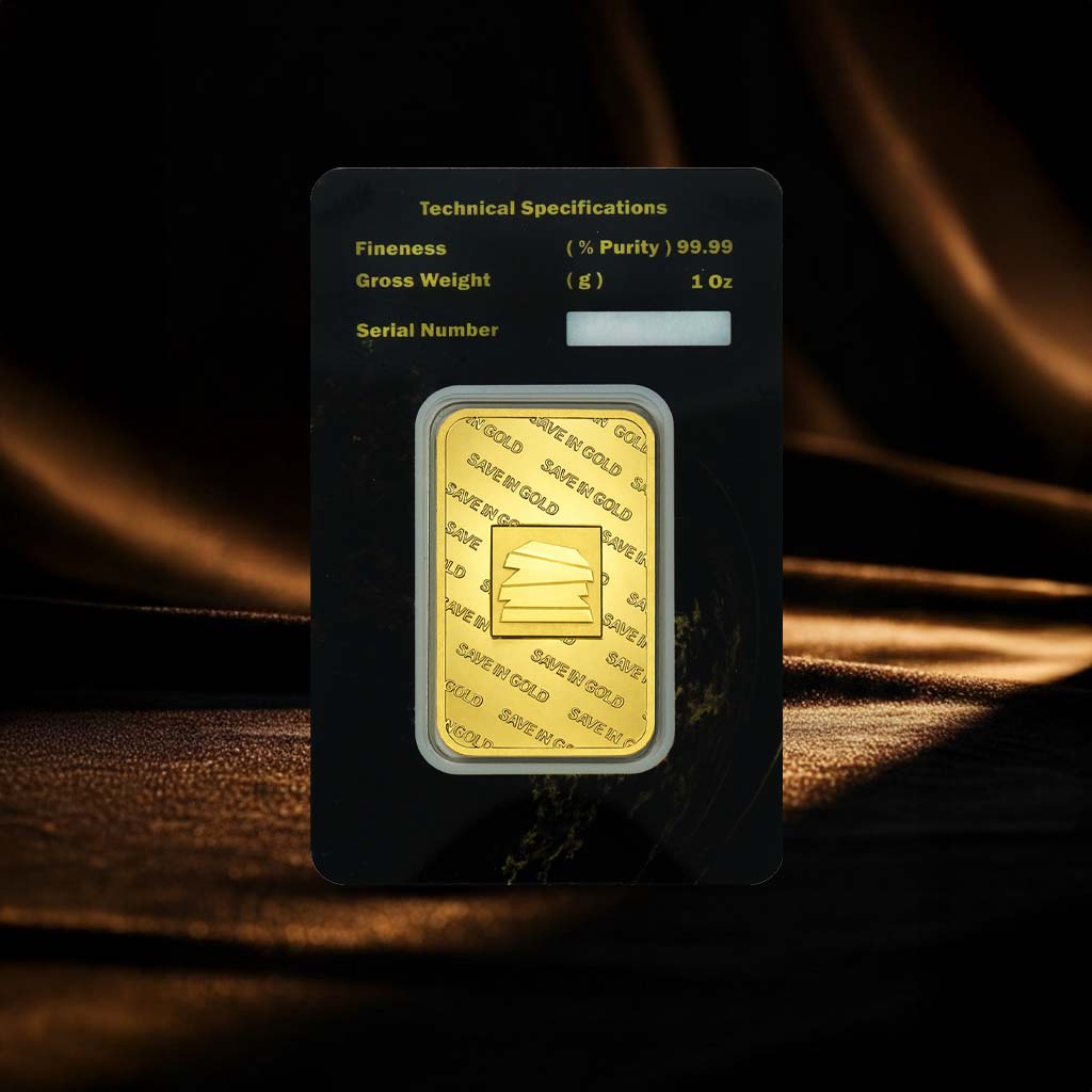 1 Ounce Gold Bar (Save in Gold)